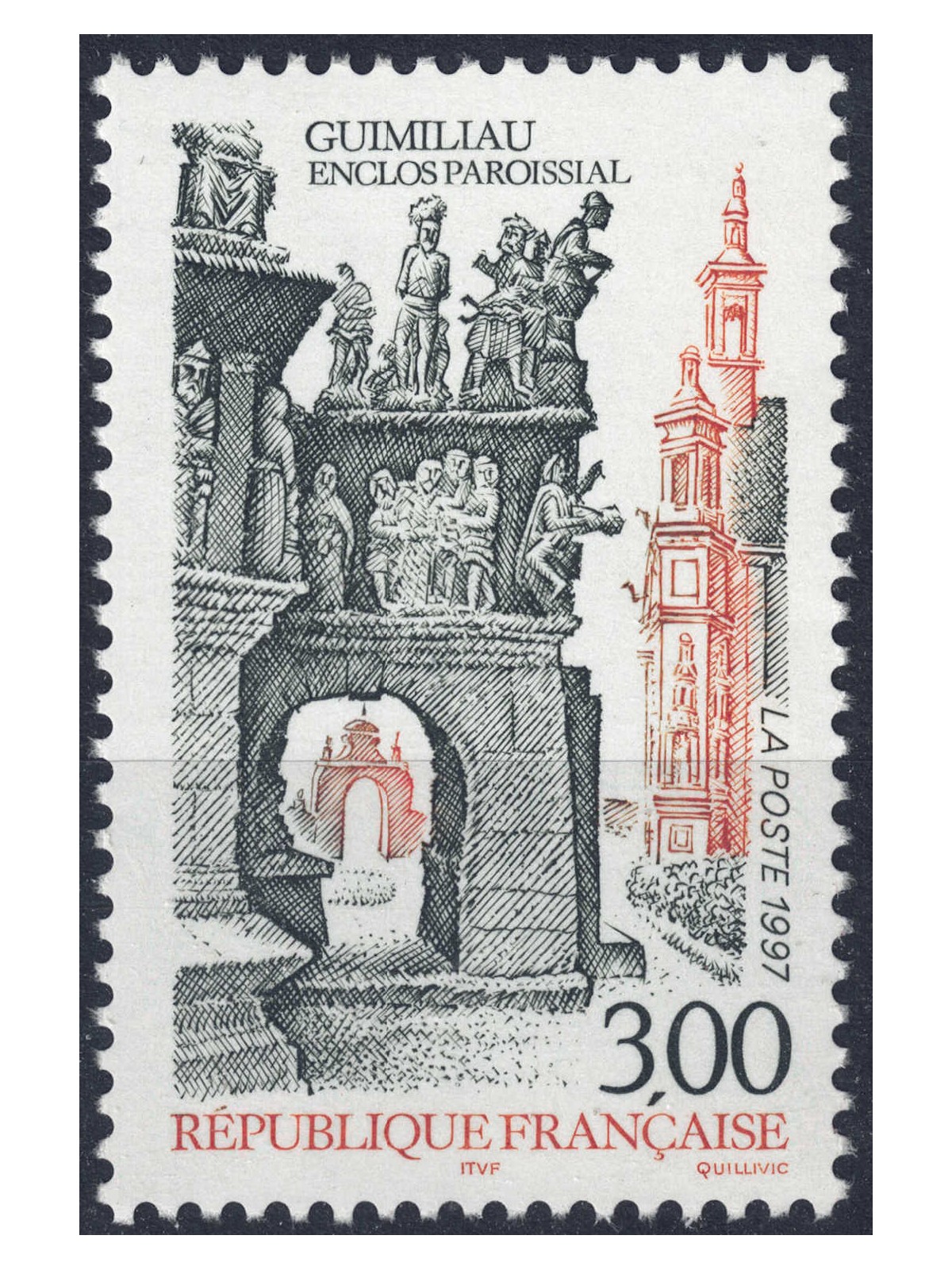 FRANCE 1997 Tourist (Guimiliau) MNH**