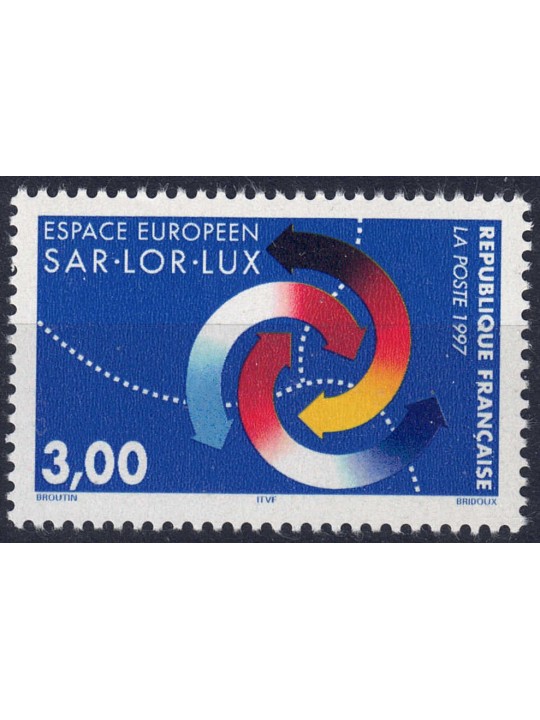 FRANCE 1997 Sar-Lor-Lux MNH**