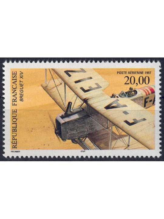 FRANCIA 1997 Biplano Breguet XIV (posta aerea) MNH**