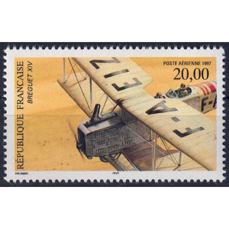 FRANCIA 1997 Biplano Breguet XIV (posta aerea) MNH**