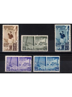 COLONIES GENERAL ISSUES 1934 Football Championships 5v MNH**