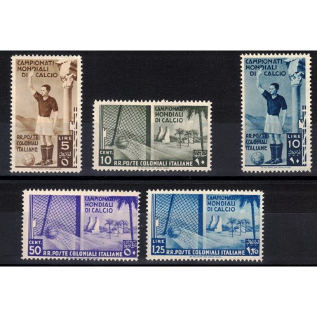 COLONIES GENERAL ISSUES 1934 Football Championships 5v MNH**