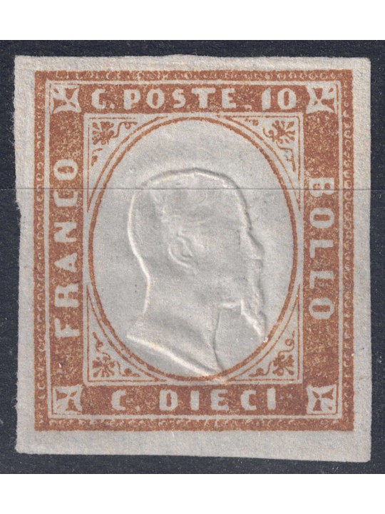 ITALY KINGDOM 1861 Matraire (10c brown) MNH**