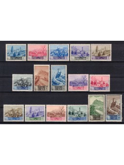 SAN MARINO 1949-50 Landscapes 16v MNH**
