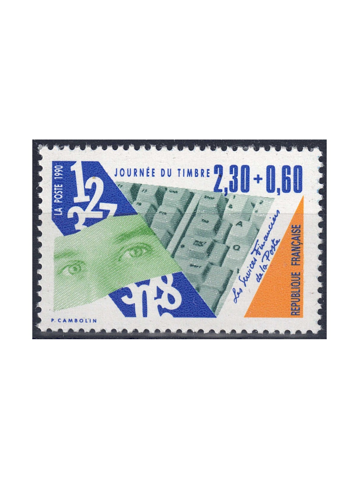 FRANCE 1990 Stamp Day MNH**