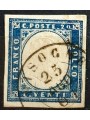 ITALY KINGDOM 1861 Matraire (20c blue) us