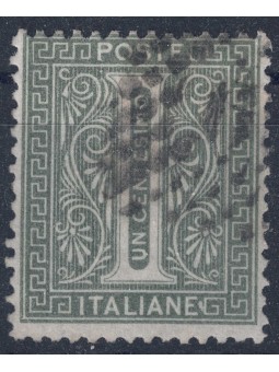 ITALY KINGDOM 1863 De La Rue 1c green (London) us