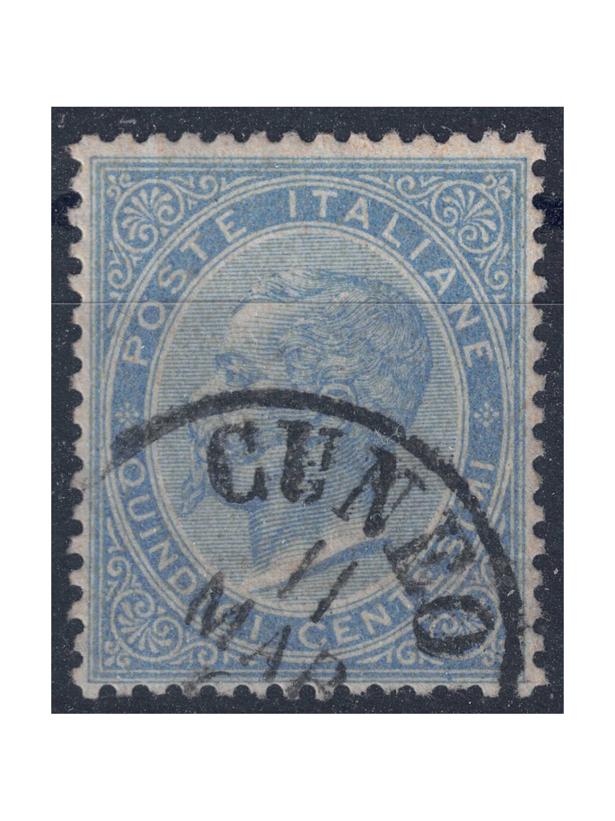 ITALY KINGDOM 1863 De La Rue 15c light blue (London) us