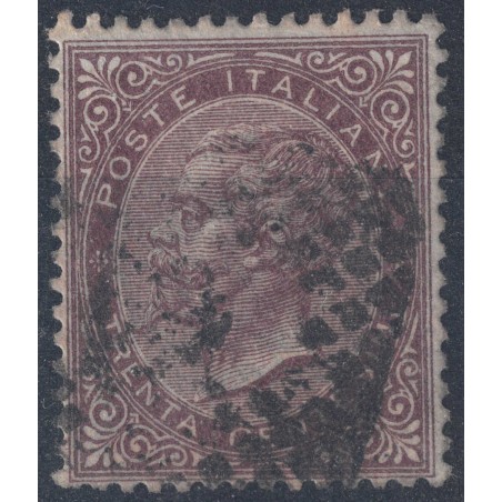 ITALY KINGDOM 1863 De La Rue 30c brown (London) us