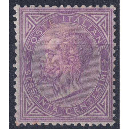 ITALY KINGDOM 1863 De La Rue 60c lilac (London) MH*