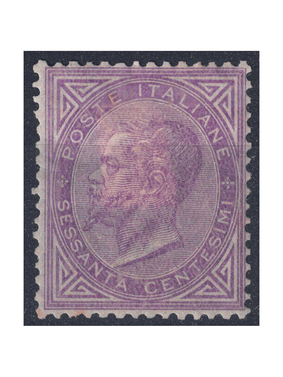 ITALY KINGDOM 1863 De La Rue 60c lilac (London) MH*