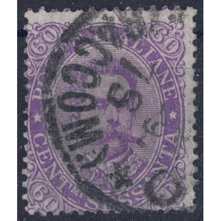 ITALY KINGDOM 1889 Umberto I 60c violet us