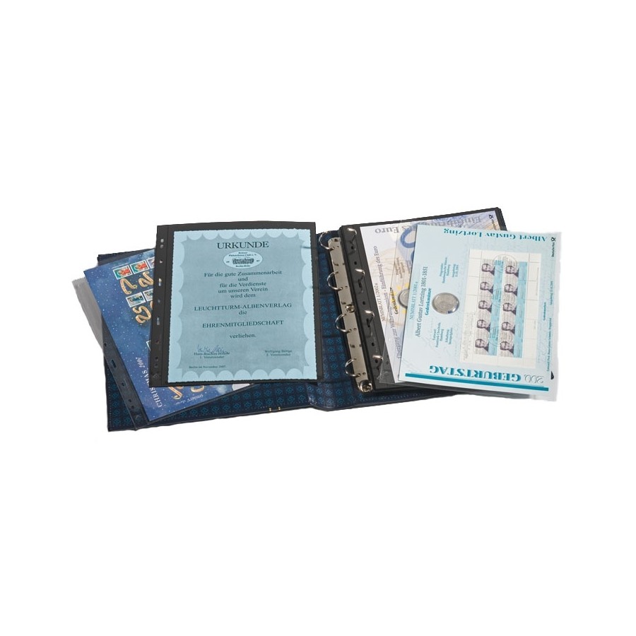 LEUCHTTURM Cartella ad anelli GRANDE Classic