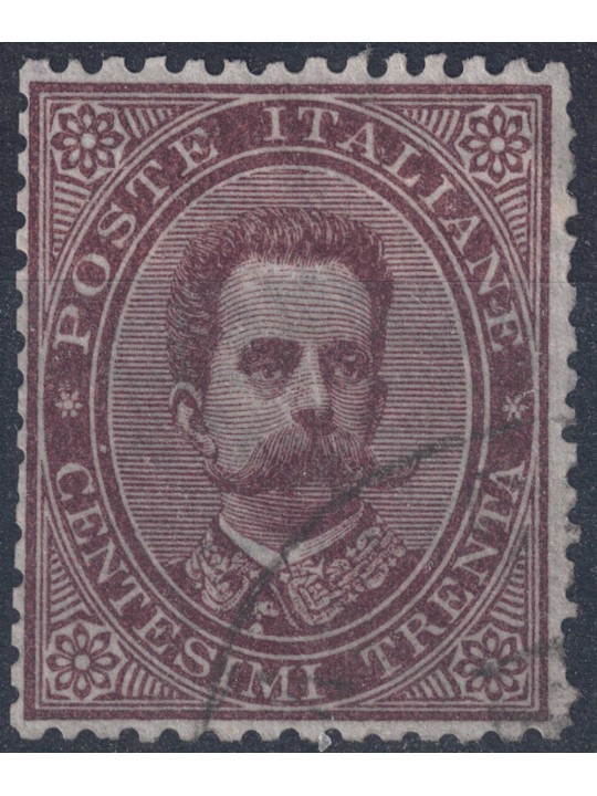 ITALY KINGDOM 1879 Umberto I 30c brown us