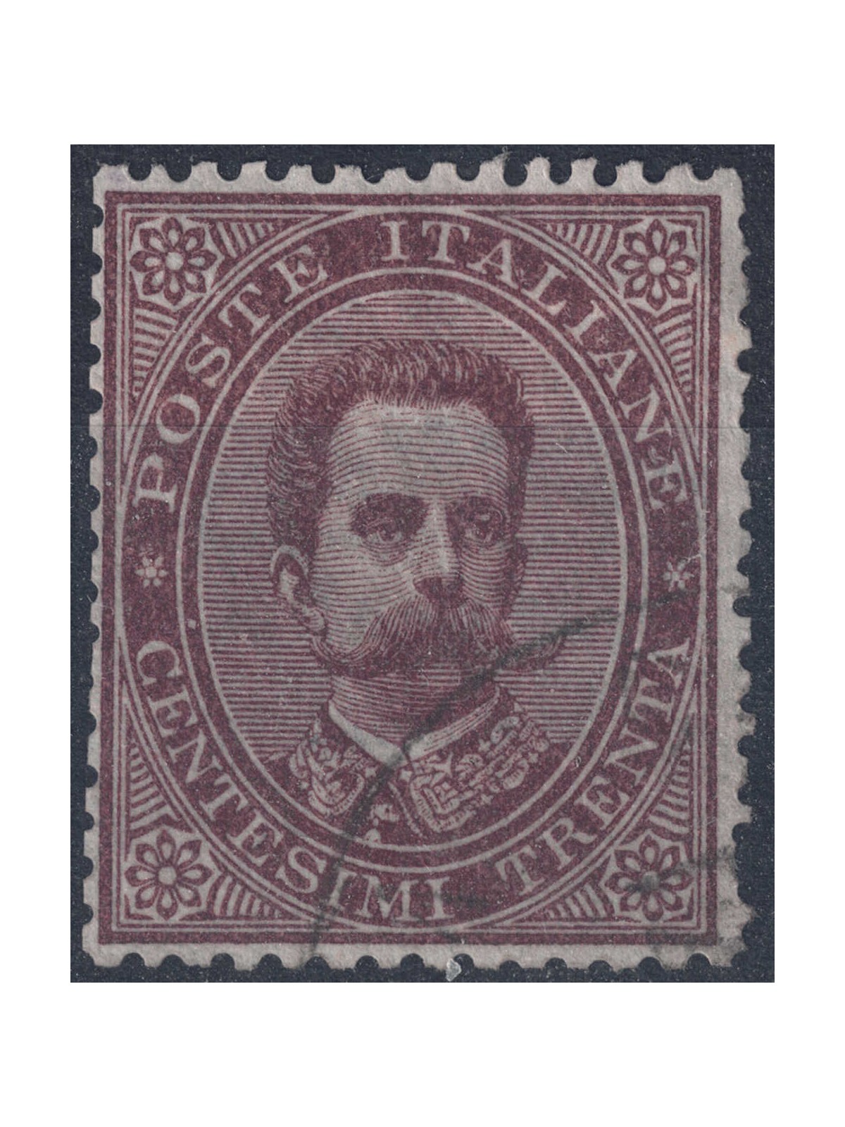 ITALY KINGDOM 1879 Umberto I 30c brown us
