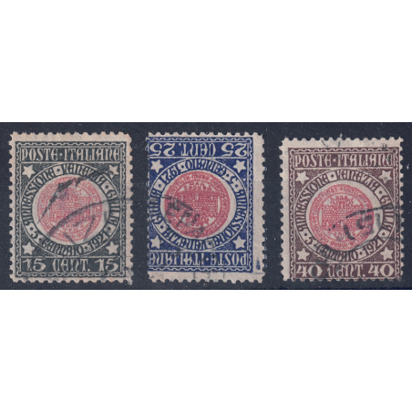 ITALIA REGNO 1921 Annessione Venezia Giulia 3v us