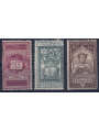 ITALY KINGDOM 1921 Dante Alighieri 3v MH*