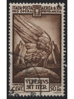 ITALIA REGNO 1935 Milizia IV (posta aerea) us
