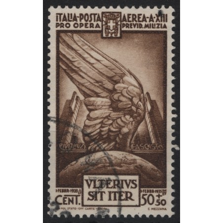ITALY KINGDOM 1935 Militia IV (airmail) us