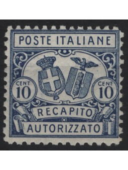 ITALIA REGNO 1928 Recapito autorizzato (dent. 11) MH*