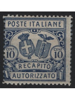 ITALY KINGDOM 1928 Authorized delivery (dent. 14) MH*