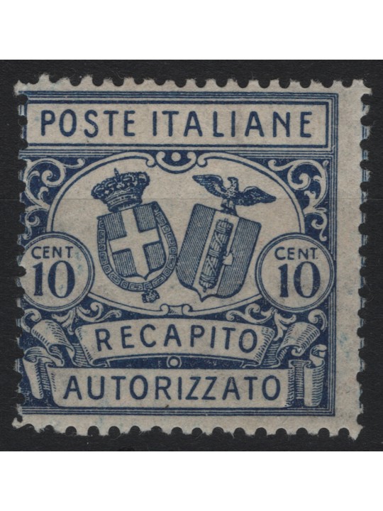 ITALY KINGDOM 1928 Authorized delivery (dent. 14) MH*
