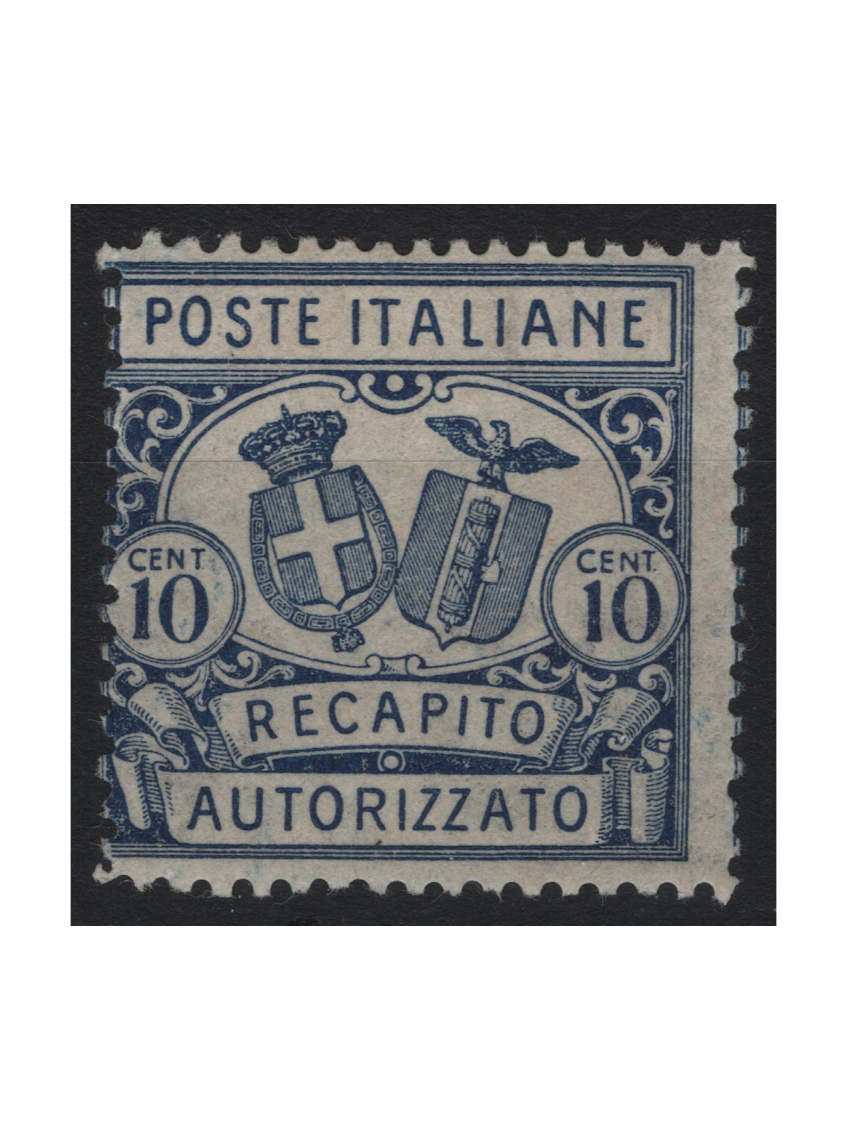 ITALY KINGDOM 1928 Authorized delivery (dent. 14) MH*