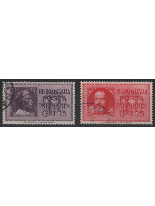 ITALY KINGDOM 1933 Pneumatic Post 2v us