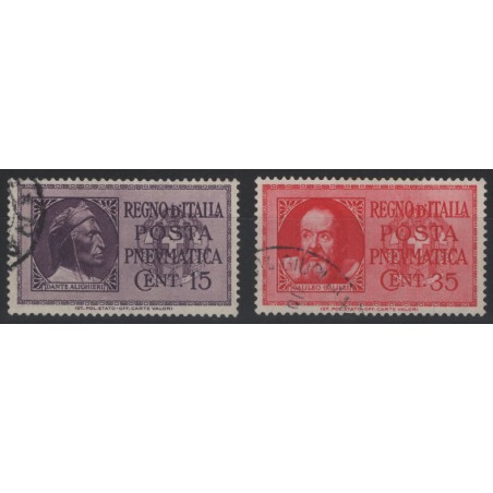 ITALY KINGDOM 1933 Pneumatic Post 2v us