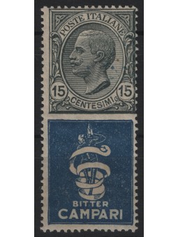 ITALIA REGNO 1924-25 Pubblicitari 15c (Bitter Campari) MH*