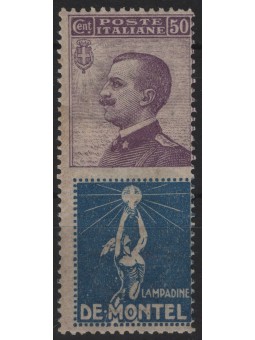ITALY KINGDOM 1924-25 Advertising 50c (De Montel) MH*
