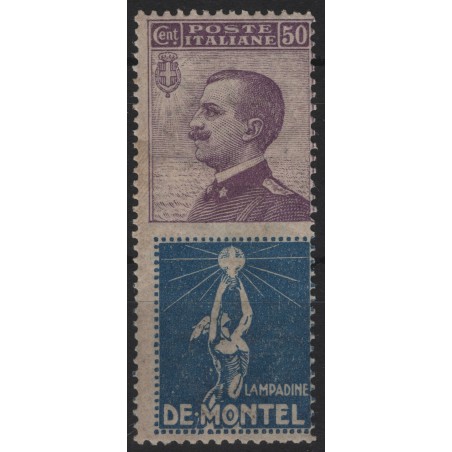 ITALIA REGNO 1924-25 Pubblicitari 50c (De Montel) MH*