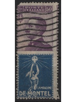 ITALIA REGNO 1924-25 Pubblicitari 50c (De Montel) us