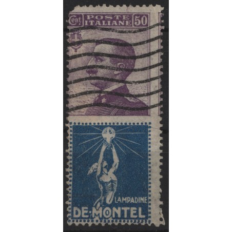 ITALIA REGNO 1924-25 Pubblicitari 50c (De Montel) us