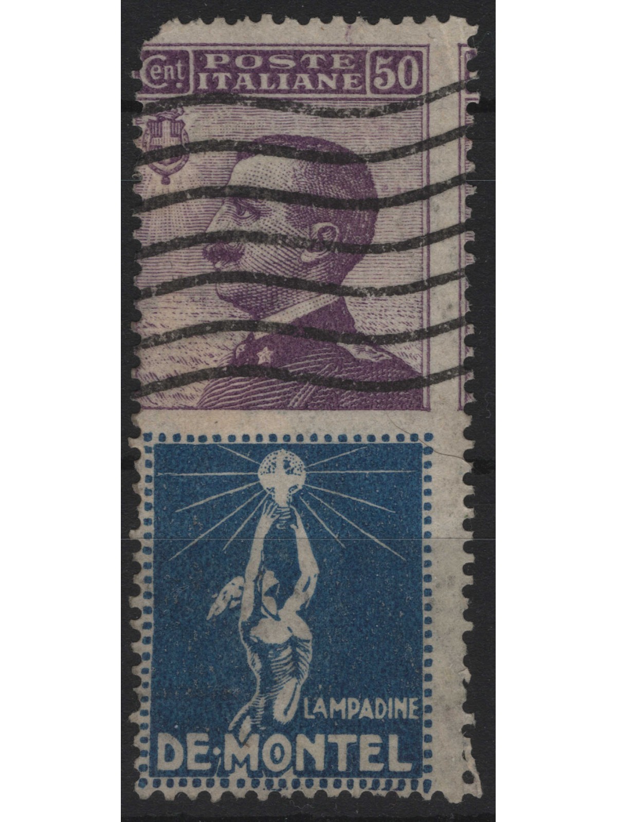 ITALIA REGNO 1924-25 Pubblicitari 50c (De Montel) us