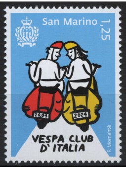 SAN MARINO 2024 Vespa Club MNH**