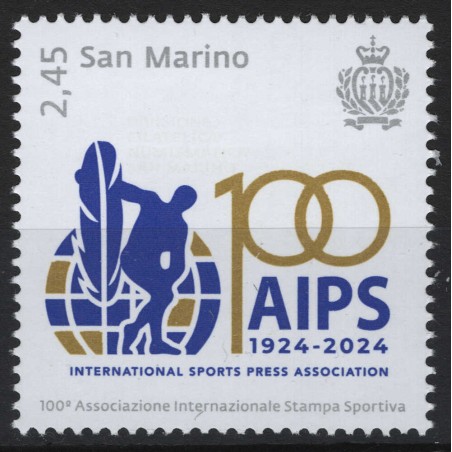 SAN MARINO 2024 Associazione Stampa Sportiva MNH**