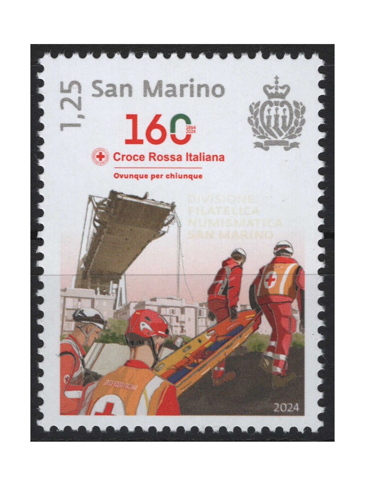 SAN MARINO 2024 Croce Rossa MNH**
