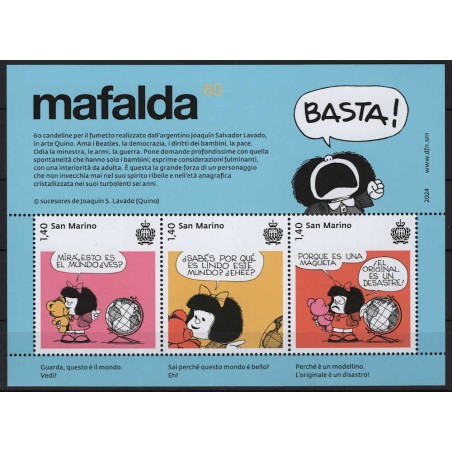 SAN MARINO 2024 Compleanno di Mafalda BF MNH**