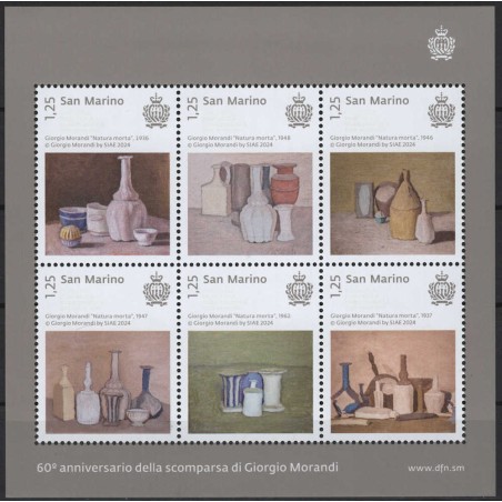 SAN MARINO 2024 Giorgio Morandi BF MNH**