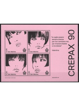 SAN MARINO 2023 Guido Crepax s/s MNH**