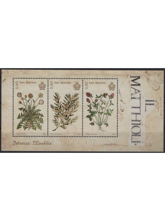 SAN MARINO 2023 Botanica Mirabilis s/s MNH**