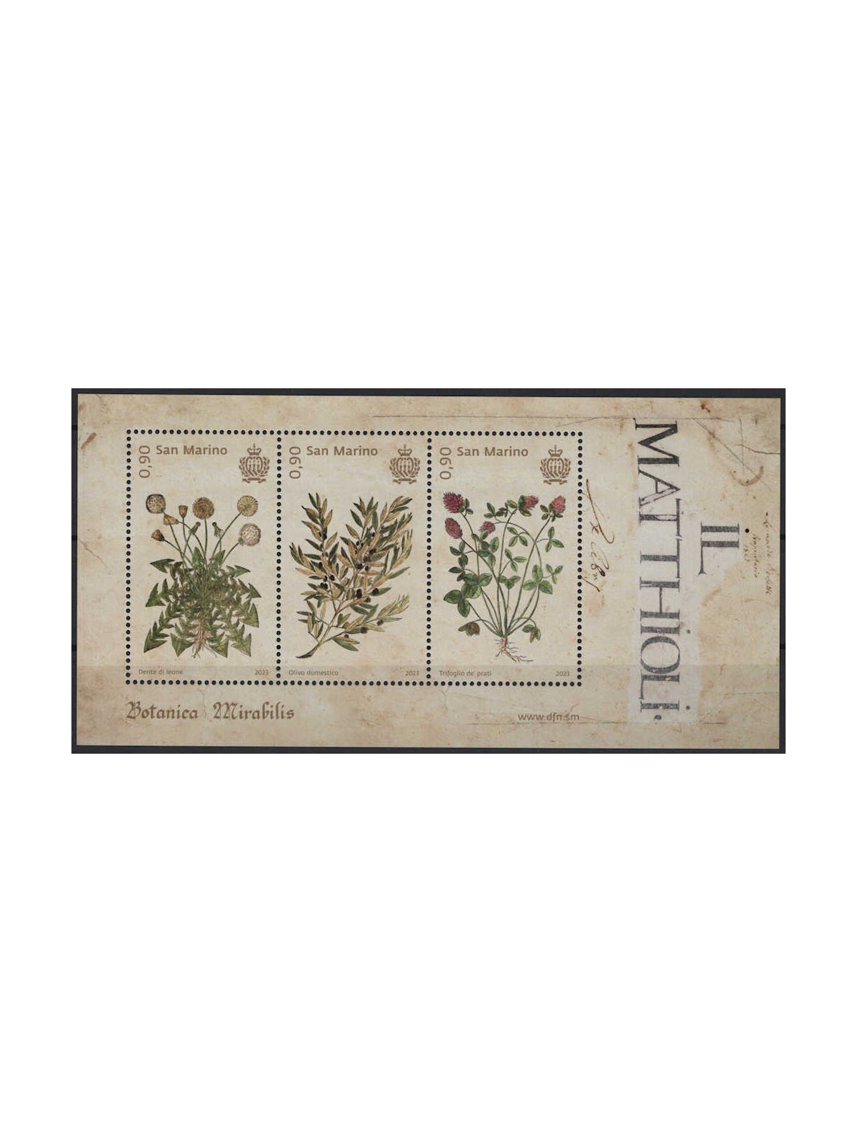 SAN MARINO 2023 Botanica Mirabilis s/s MNH**