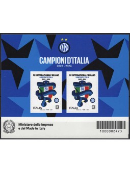 ITALY 2024 Inter (Italian Champions) m/s MNH**
