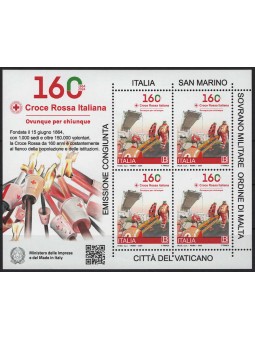 ITALY 2024 Red Cross m/s MNH**