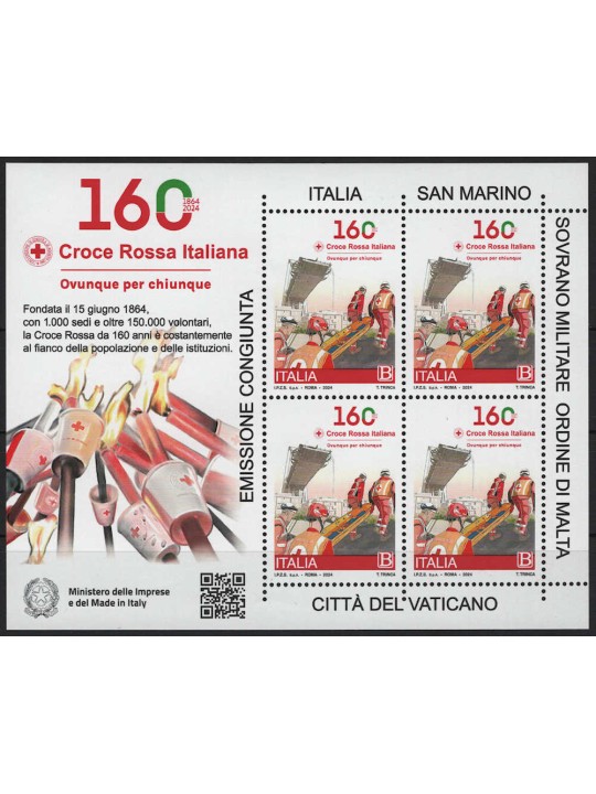 ITALIA 2024 Croce Rossa MF MNH**