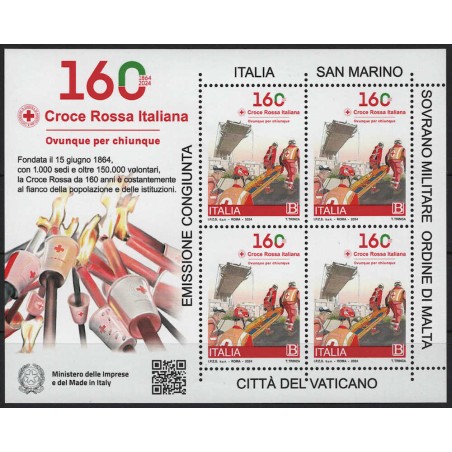 ITALIA 2024 Croce Rossa MF MNH**