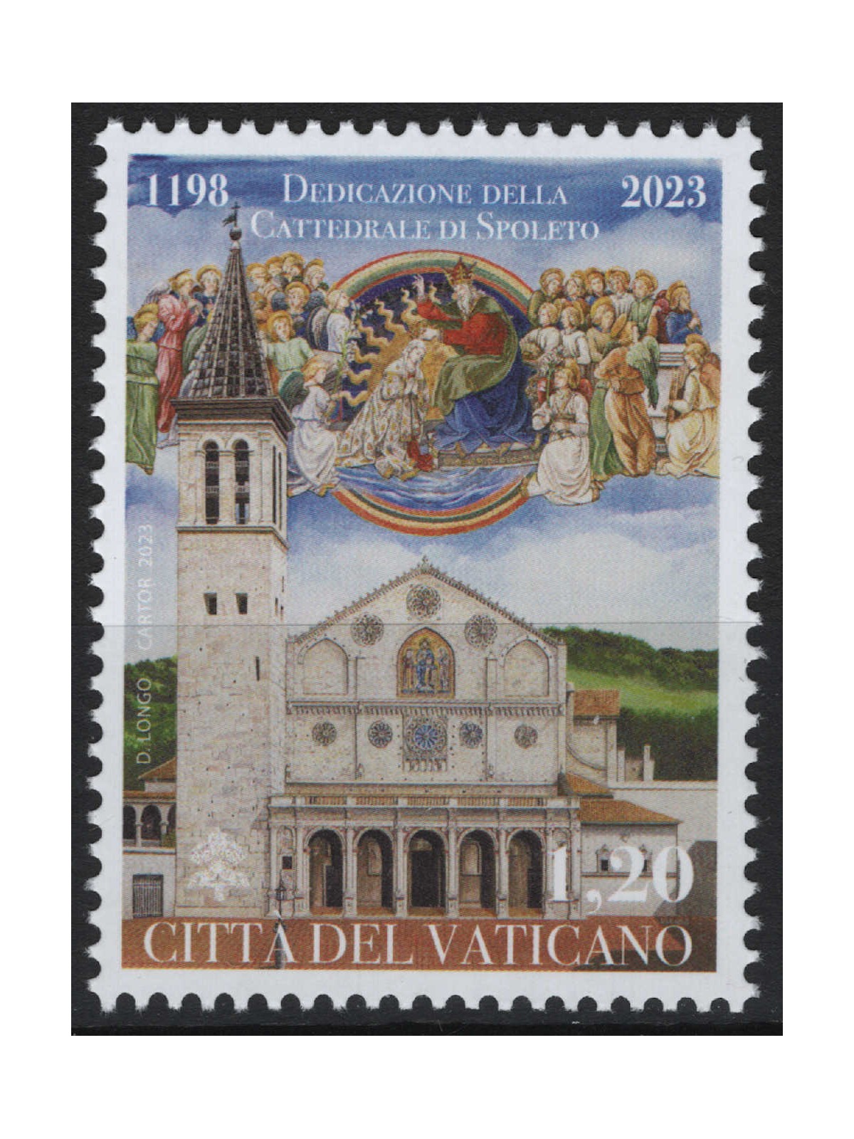 VATICAN 2023 Spoleto Cathedral MNH**