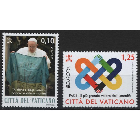 VATICANO 2023 Europa 2v MNH**