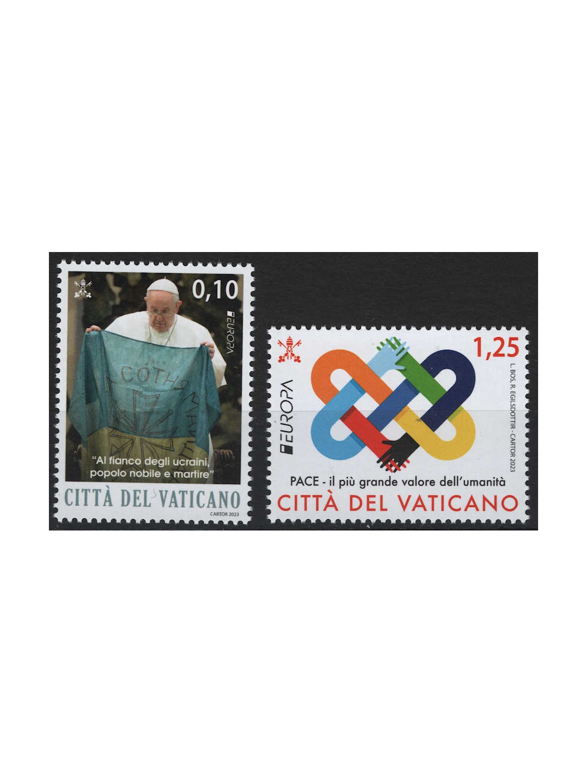VATICAN 2023 Europe 2v MNH**